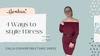 4 Ways to Style the Calla Convertible Tunic Dress HENKAA #shorts