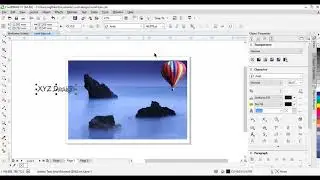 CorelDraw Design:  How to add Watermark to your designs pt 17