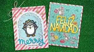 Intro to Peppy Penguin & Feliz Navidad + 2 cards from start to finish