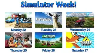 Simulator Week is Coming