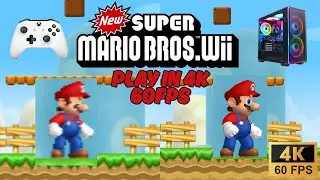 Make New Super Mario Bros. Wii Look Next-Gen on PC | 4K Dolphin Setup