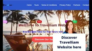 Discover Travelliam Website Here | Travelliam Website Presentation