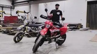 Обзор дорожного мотарда GASGAS 700 SM, сравнение с KTM 690 SMC и Хускварна 701 супермото.