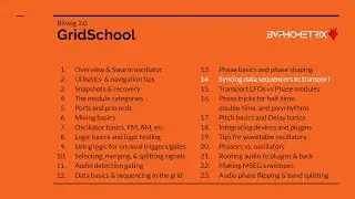Bitwig Grid School 14 - Syncing Data Sequencers To Transport