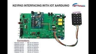 4x3 KEYPAD INTERFACING WITH IOT & ARDUINO