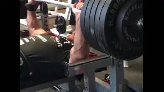 Bench press RAW 2 x 250kg paused BW 112kg Vlastimil Kuzel