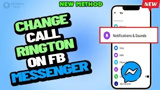 How to Change call Ringtone on Facebook Messenger 2024 | messenger ringtone on Laptop/PC