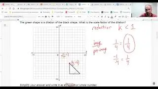 Dilations - finding the scale factor