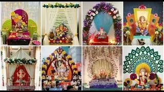 Ganpati decoration ideas|| Ganesh chaturthi decoration ideas 2024