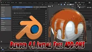 How to Blender 4.1 Add-Ons Tutorial 🛠️ | Install & Enable Any Add-On Easily 🎥