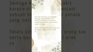 contoh video ucapan selamat khitanan - Raihan | tutorial89