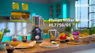 Philips Mixer Grinder  HL7756/01  3 Jar  750 Watt  Product Video