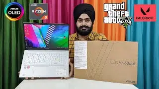 Asus Vivobook K15 OLED (2021) | Ryzen 5 5500U | Thin and Light | Unboxing & Review | 2 Games Tested