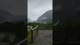 Mendenhall Glacier and Waterfall