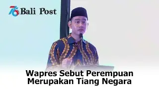 Wapres Sebut Perempuan Merupakan Tiang Negara