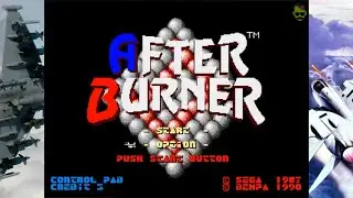 After Burner 2 Hard Mode - Sega Genesis Full Playthrough (No Hits, No Deaths, Perfect) [4k 60fps]