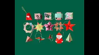 Origami Christmas Ornaments