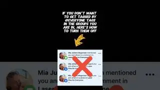 How to Turn Off Group Tagging Notifications! 🔕💁‍♀️