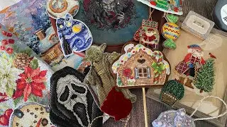 #181 Вышивальные итоги зимы 2023-2024 / 13 готовых работ / процессы