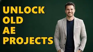 How to Open After Effects Project Files in Older Versions?