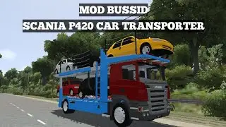 MOD BUSSID SCANIA P420 CAR TRANSPORTER