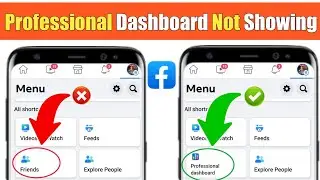Facebook profile see dashboard option not showing ! facebook professional dashboard