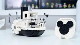 LEGO Steamboat Willie Build & Details Walkthrough!
