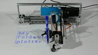 Foldable plotter