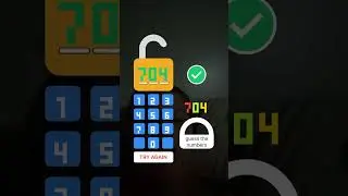 Guess the number lock