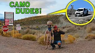 We brought an ALIEN to AREA 51 | Chased out by CAMO DUDES & Employee Bus Pt.5