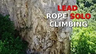Lead Rope Solo Climbing Reußenstein Classics 1: Blähsir