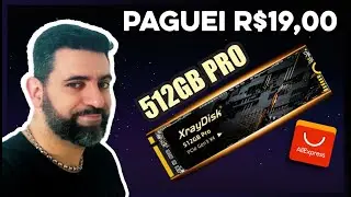 COMPREI ESSE NVMe XRAYDISK DE 512GB PRO POR R$19 REAIS   LOUCURAAA !!!