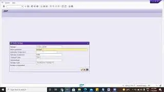 SAP Training Session - 2 (Hindi) | SAP ABAP | Package | Types of Package| T-code for Package