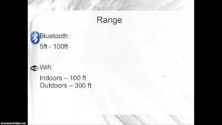 Differences between Bluetooth and Wifi
