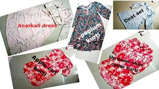 dress designing ideas / anarkali dress / peplum kurti / coat set / apple cut kurti / up down kurti