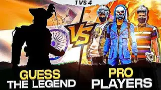 Who is best in 1 vs 4  WHITE444 / A_G SMOOTH 444 // N2P FIRE // Indian Free Fire Pro Plyers #ngangry