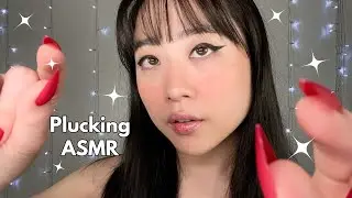 ASMR Slow & Relaxing Plucking & Pulling (personal attention, whisper)