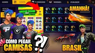 SKIN MASCULINA GRÁTIS, CAMISAS DO FLUXO, PAIN CORINTHIANS, DATA MP40 COBRA E+ NOVIDADES FREE FIRE