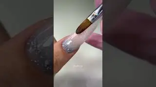 Наращивание гелевые типсы. Выкладкой френч #nailart #nails #дизайнногтей