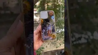 DIY Resin Phone Case #art #diy #resin #resinart #shorts #phonecase #diyphonecase
