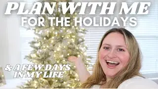 LET'S GET ORGANIZED! ✨HOLIDAY PLANNING & VLOGMASS?!?!✨