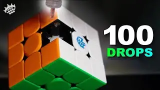 I Put 100 DROPS of LUBE in my new GAN CUBE