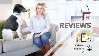 Kristen Customer Review | Malvern, PA | Mantel, Bookcases, Coffered Ceiling, Wainscot and a Cute Pup