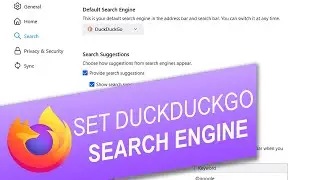 How to Set DuckDuckGo Default Search Engine in Firefox