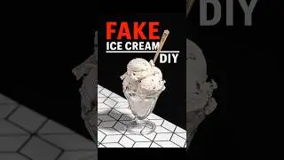 DIY FAKE ICE CREAM hack for your food photos and videos #foodphotography