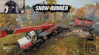 Paystar 5600TS - Industrial Boiler Delivery - SnowRunner | Logitech G29 gameplay