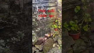Thác suối nhân tạo quá chill #shorts  #chill