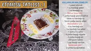 ETİMİSU / Kendini Tiramisu Zanneden Etimek Tatlısı