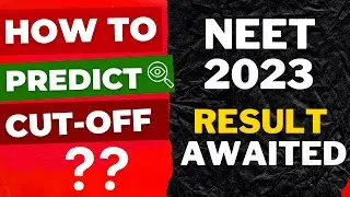 NEET 2023 RESULT Awaited - Link of Rank vs Score PDF from NEET 2022 in Video Description