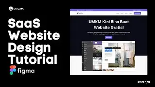 Part 1/3 | How to Design a SaaS Website | Web123 | Figma UI UX Design Tutorial